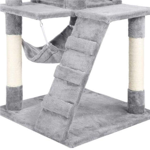 51" Cat Tree Bed Furniture Kitten Pet Play House - Picture 7 of 8